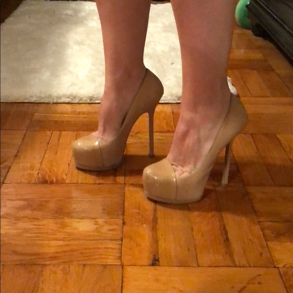 Ysl cap toe tribute pumps - Picture 1 of 7